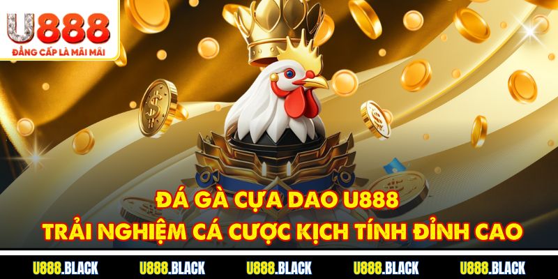 Đá gà cựa dao U888 - Trải nghiệm giải trí kịch tính đỉnh cao